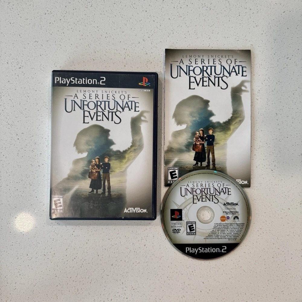 Lemony Snicket's A Series of Unfortunate Events Sony‎ PlayStation 2 PS2 Complete
